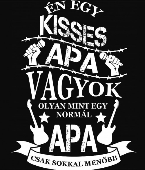 Rocker Apa - Kiss Kiss Pólók, Pulóverek, Bögrék - Rocker