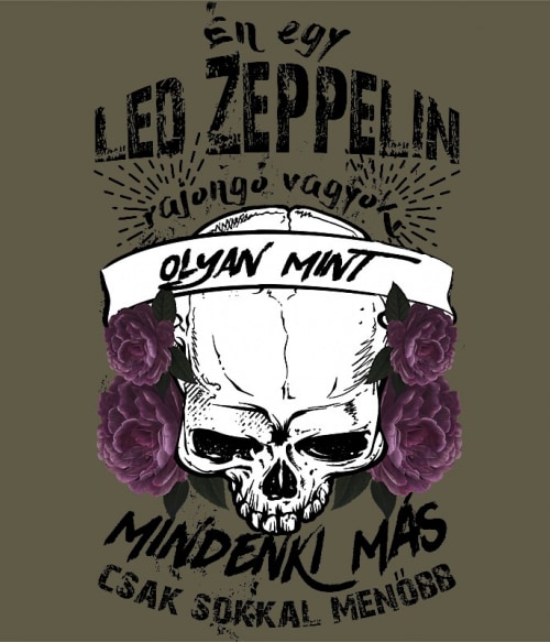 Menő rajongó - Led Zeppelin Led Zeppelin Pólók, Pulóverek, Bögrék - Rocker