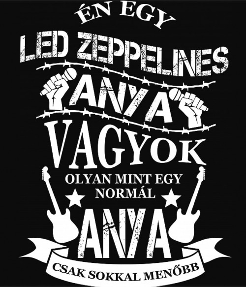 Rocker Anya - Led Zeppelin Led Zeppelin Pólók, Pulóverek, Bögrék - Rocker