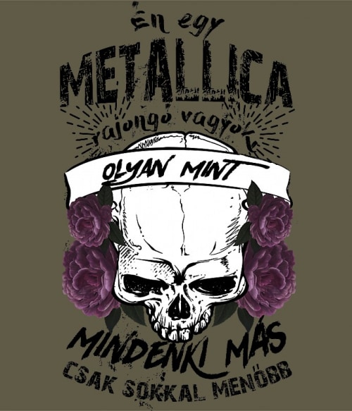 Menő rajongó - Metallica Metallica Pólók, Pulóverek, Bögrék - Rocker