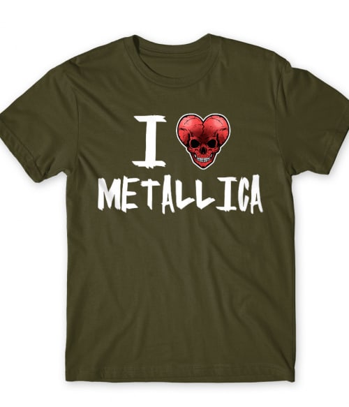 I Love Rock - Metallica Metallica Póló - Rocker