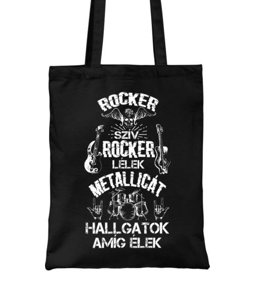 Rocker szív rocker lélek - Metallica Rocker Táska - Rocker