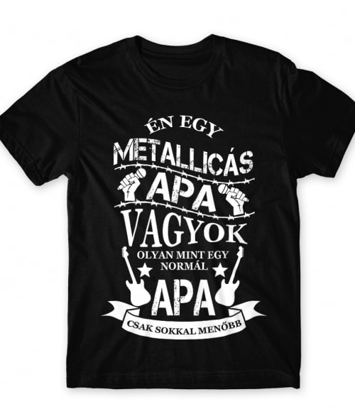 Rocker Apa - Metallica Rocker Férfi Póló - Rocker