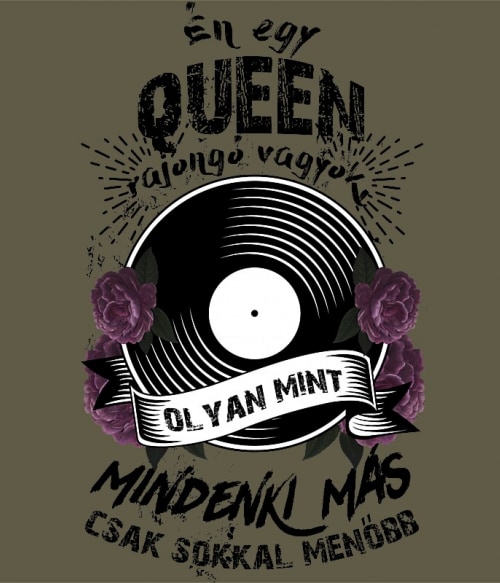 Menő rajongó - Queen Queen Pólók, Pulóverek, Bögrék - Rocker