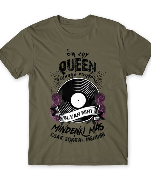 Menő rajongó - Queen Queen Férfi Póló - Rocker