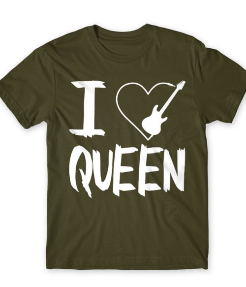 I Love Rock - Queen Queen Férfi Póló - Rocker