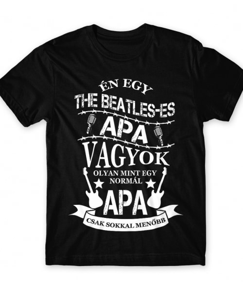 Rocker Apa - The Beatles The Beatles Férfi Póló - The Beatles