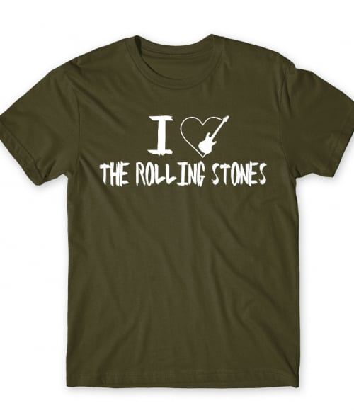 I Love Rock - The Rolling Stones The Rolling Stones Férfi Póló - The Rolling Stones