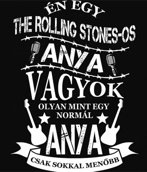 Rocker Anya - The Rolling Stones The Rolling Stones Pólók, Pulóverek, Bögrék - The Rolling Stones