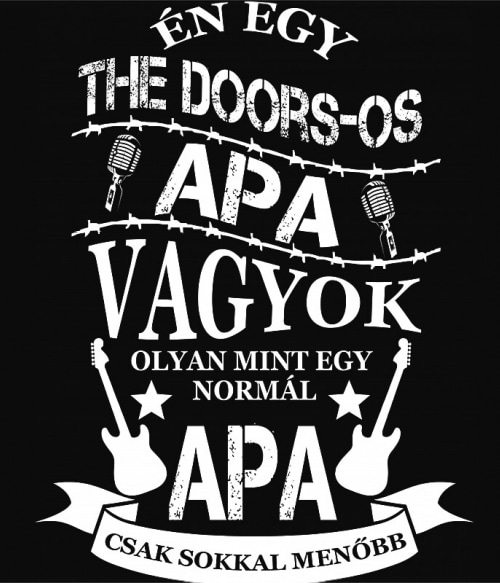 Rocker Apa - The Rolling Stones The Doors The Doors The Doors Pólók, Pulóverek, Bögrék - The Doors