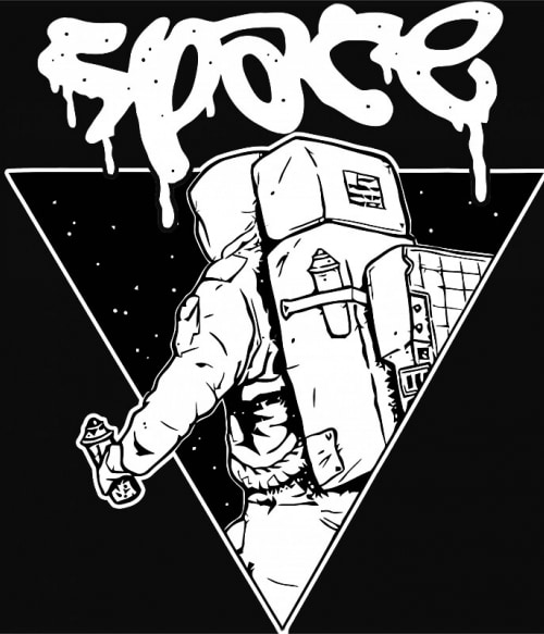 Graffiti Space Tudomány Pólók, Pulóverek, Bögrék - Űrhajós