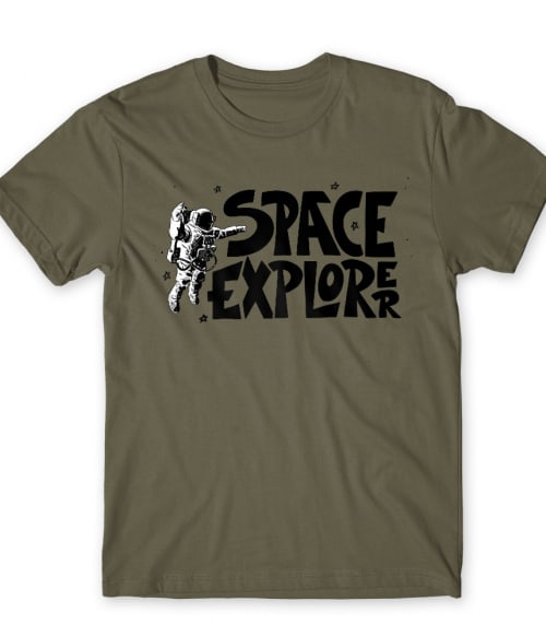 Space Explorer Űrhajós Férfi Póló - Űrhajós