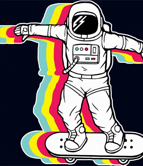 Space Skate Tudomány Pólók, Pulóverek, Bögrék - Űrhajós