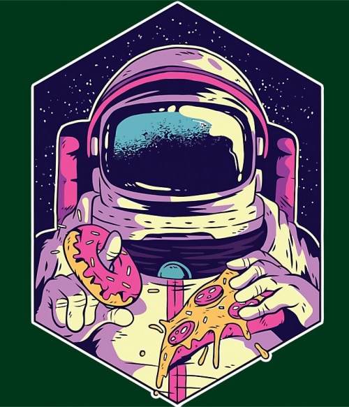 Astronaut Pizza Tudomány Pólók, Pulóverek, Bögrék - Űrhajós