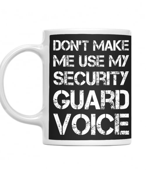 Security Guard Voice Biztonsági Őr Bögre - Szolgátatás