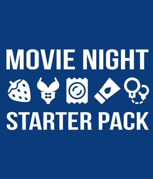 Movie Night Starter Pack Szex és szerelem Pólók, Pulóverek, Bögrék - Szex és szerelem
