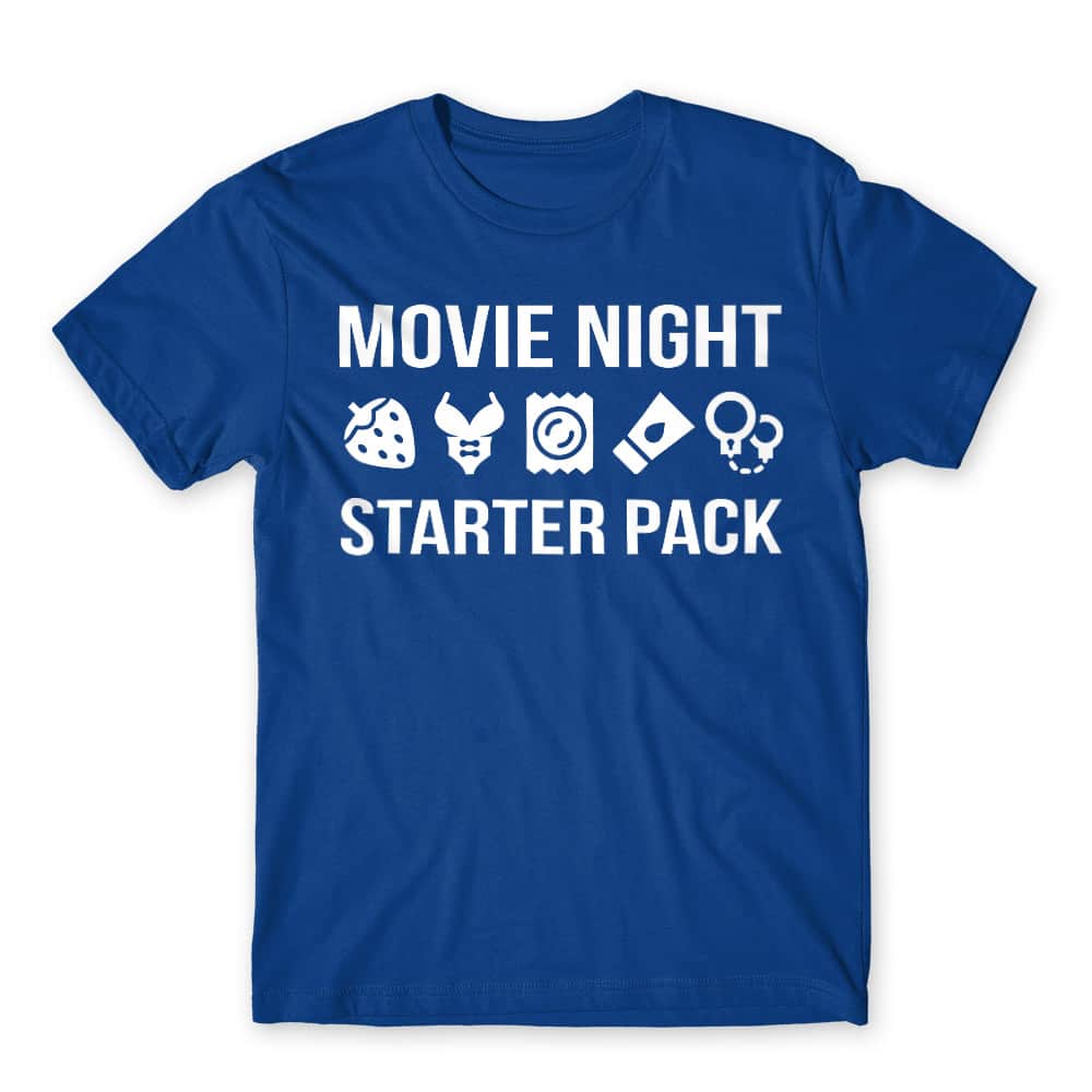 Movie Night Starter Pack Férfi Póló