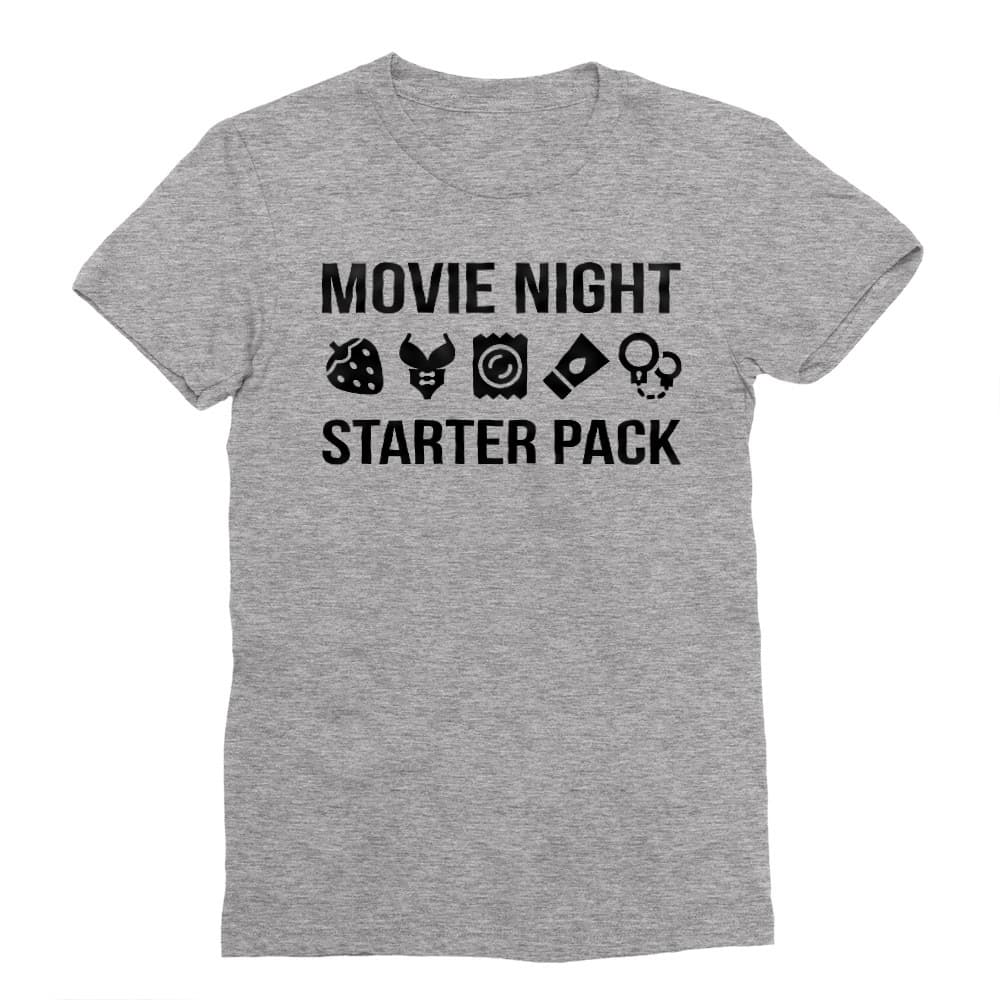 Movie Night Starter Pack Férfi Testhezálló Póló
