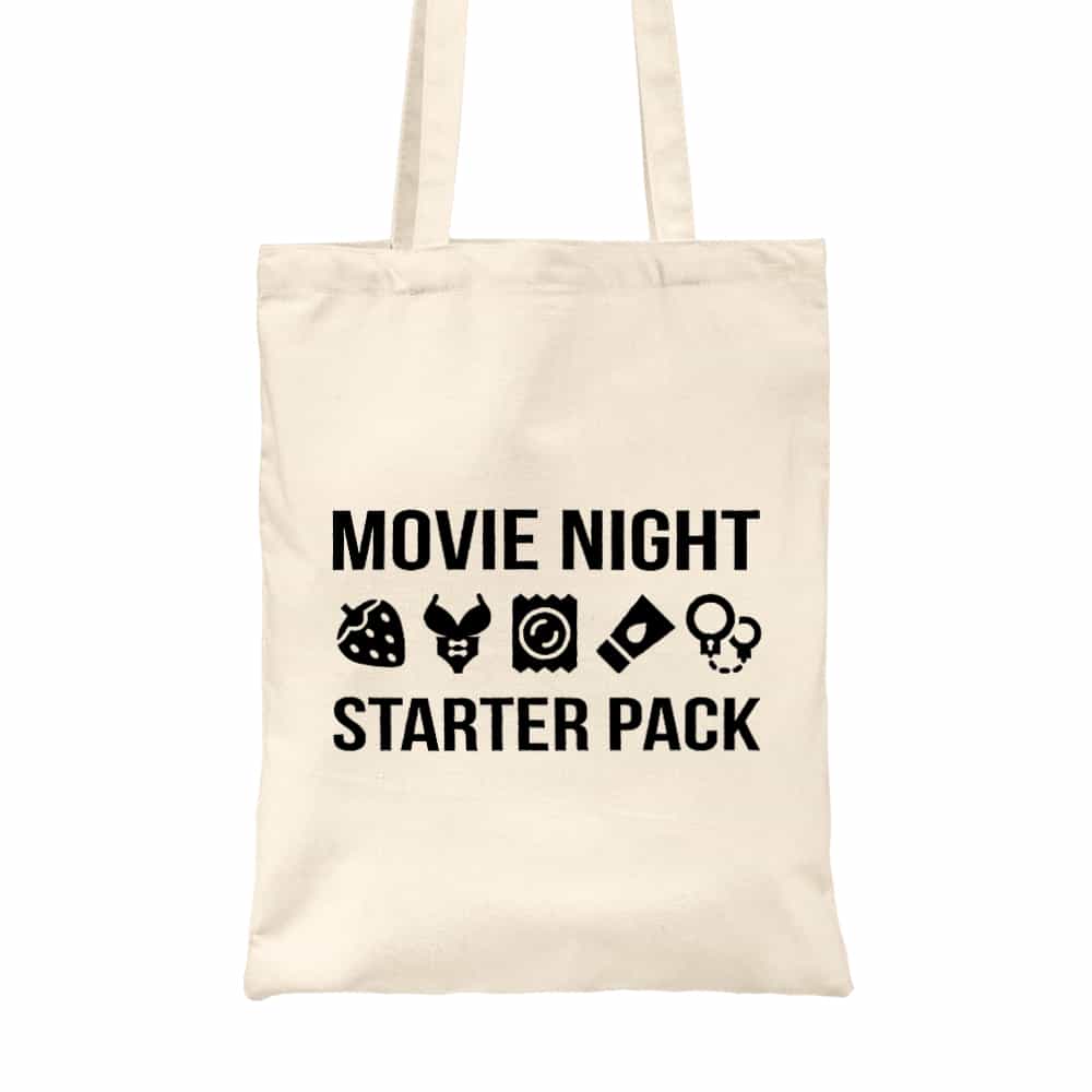 Movie Night Starter Pack Vászontáska