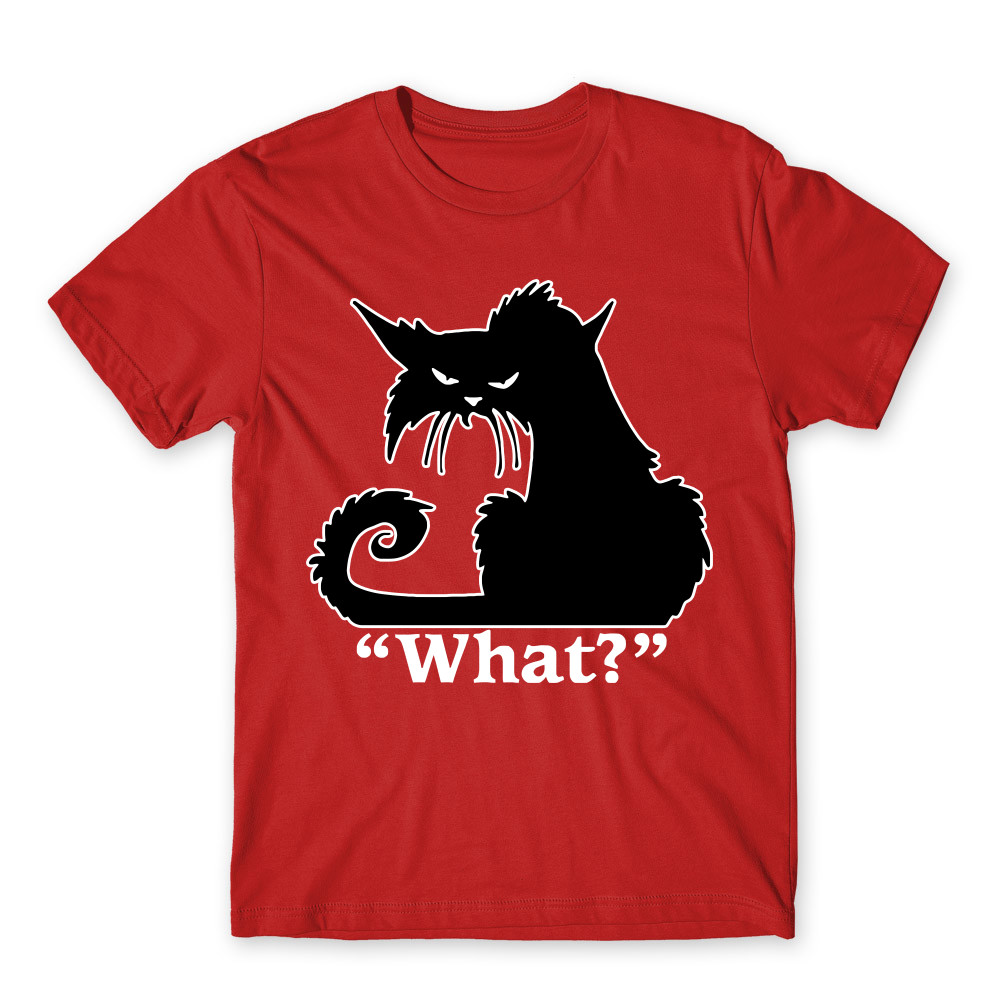 Black Cat - What Férfi Póló