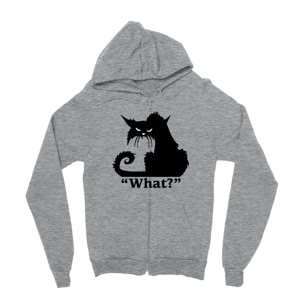 Black Cat - What Zipzáros Pulóver