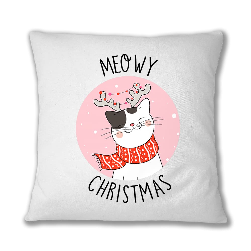 Meowy Christmas Párnahuzat