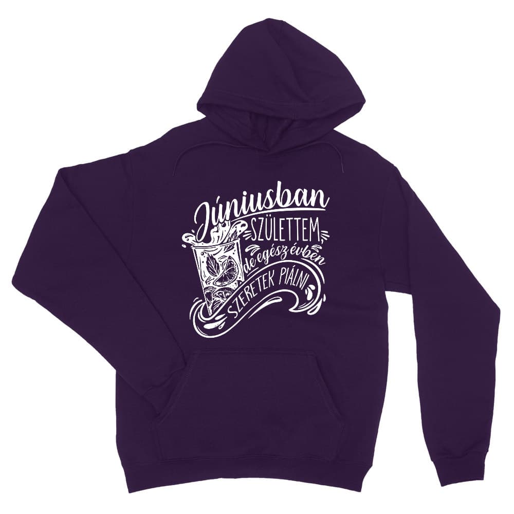 Egész évben szeretek piálni - Június Unisex Pulóver