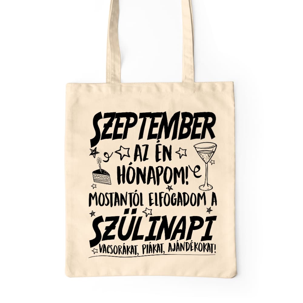 Az én Hónapom - Szeptember Prémium Vászontáska