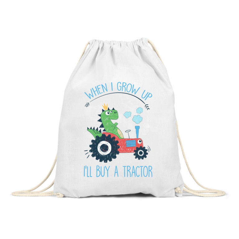 When I grow up I'll buy a tractor