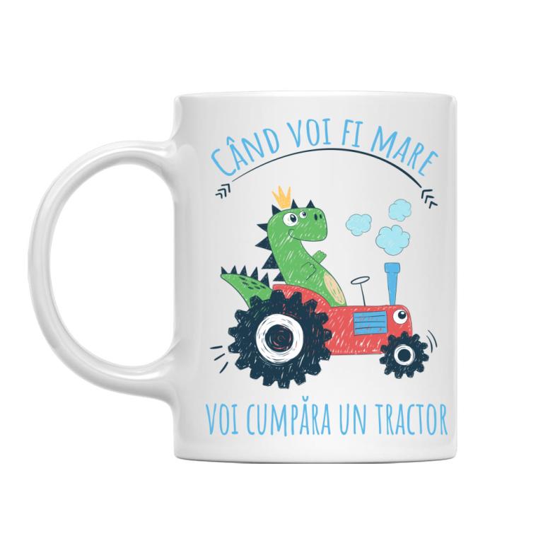 Când voi fi mare voi cumpăra un tractor