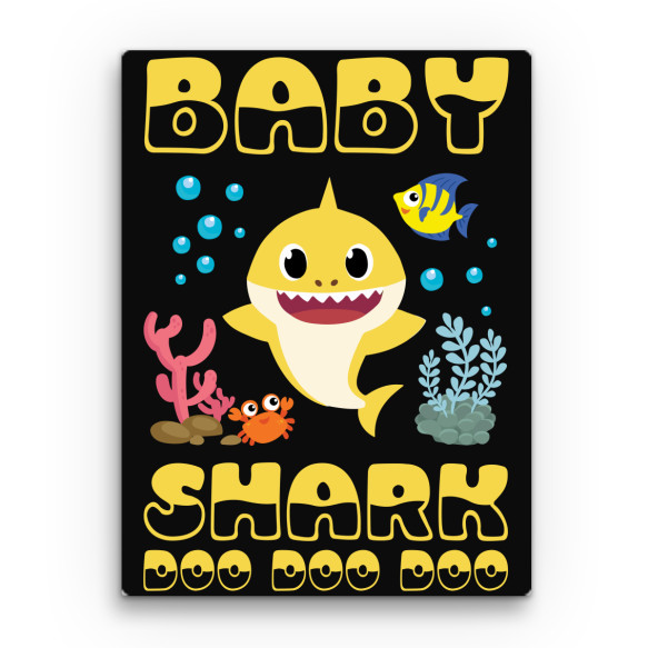 Baby shark doo doo Babás Vászonkép - Család