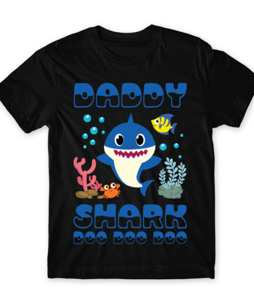 Daddy shark doo doo Apa Póló - Család
