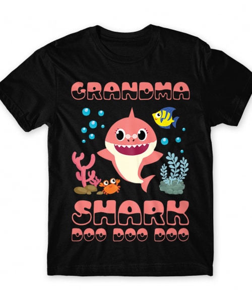 Grandma shark doo doo Mama Póló - Mama