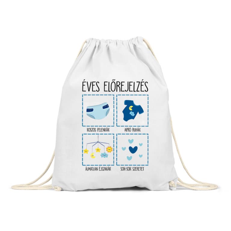 Éves előrejelzés - fiú - Tornazsák