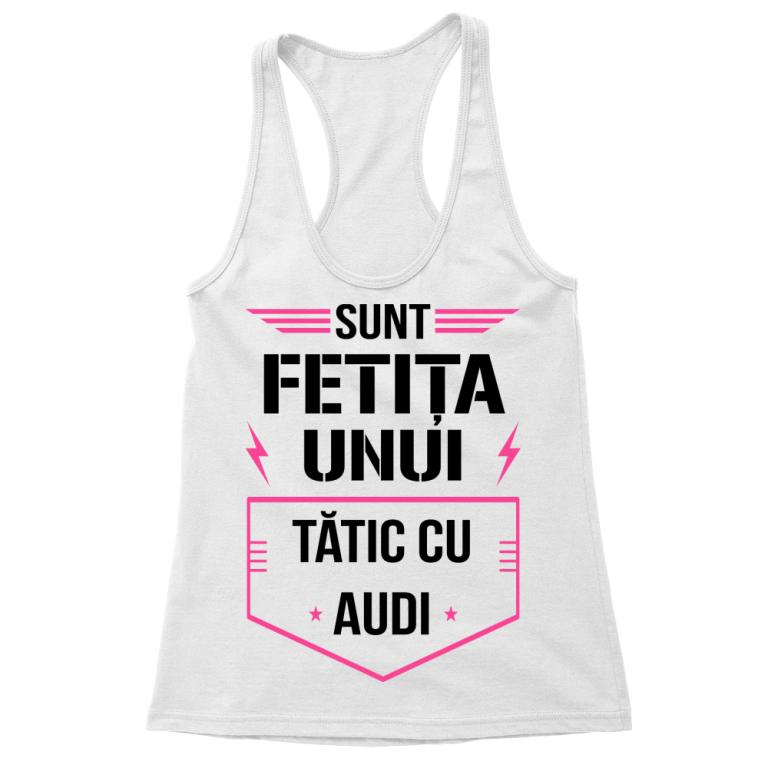 Fetița unui tătic cu Audi - Tricou pentru femei