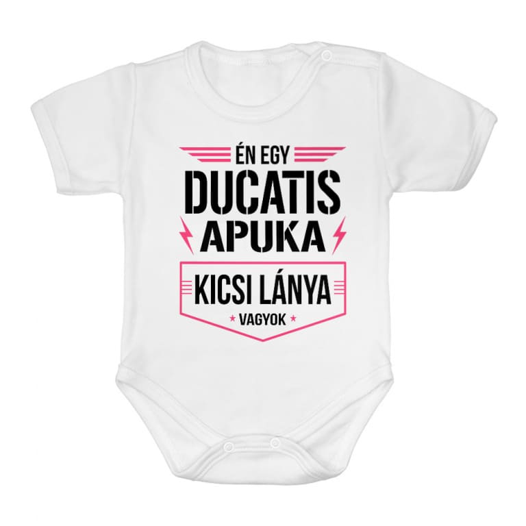 Ducatis apuka kicsi lánya
