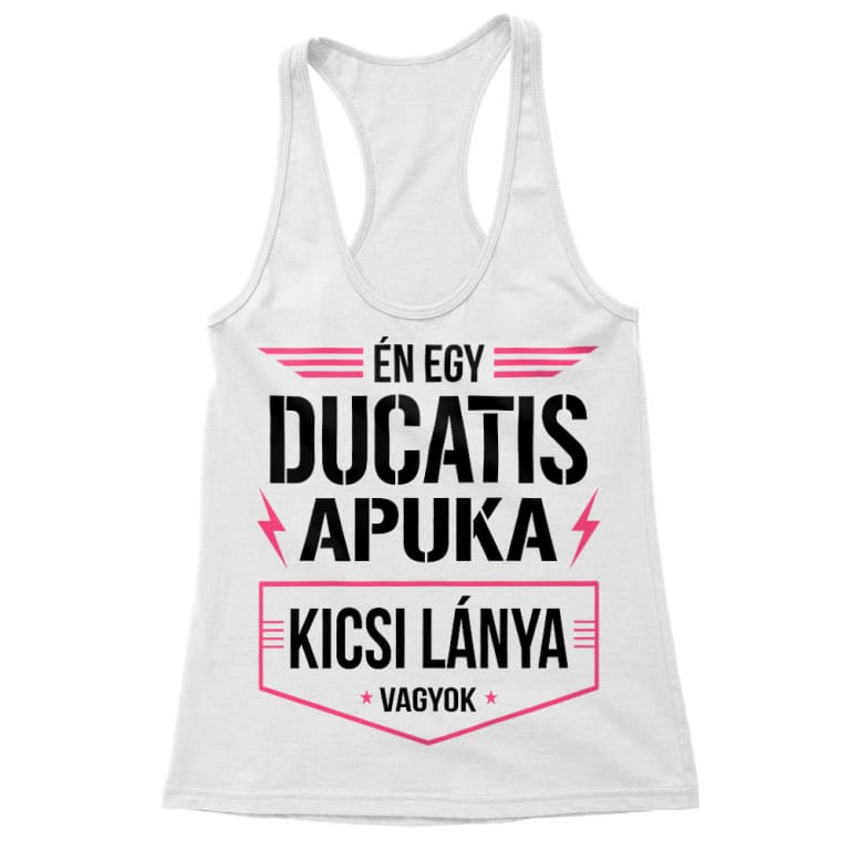 Ducatis apuka kicsi lánya
