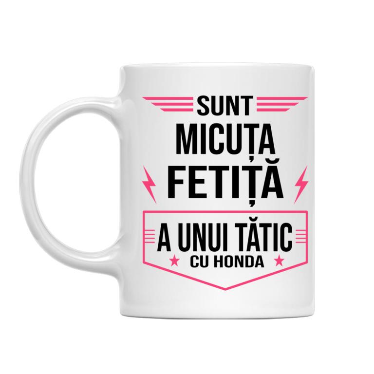 Micuța fetiță a unui tătic cu Honda - Cană