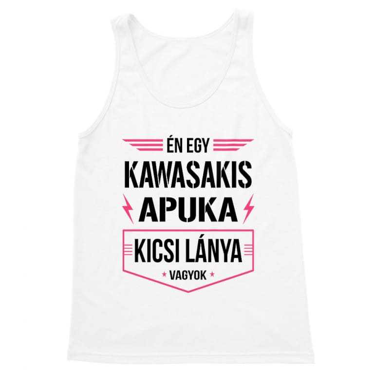 Kawasakis apuka kicsi lánya