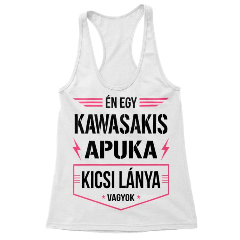Kawasakis apuka kicsi lánya