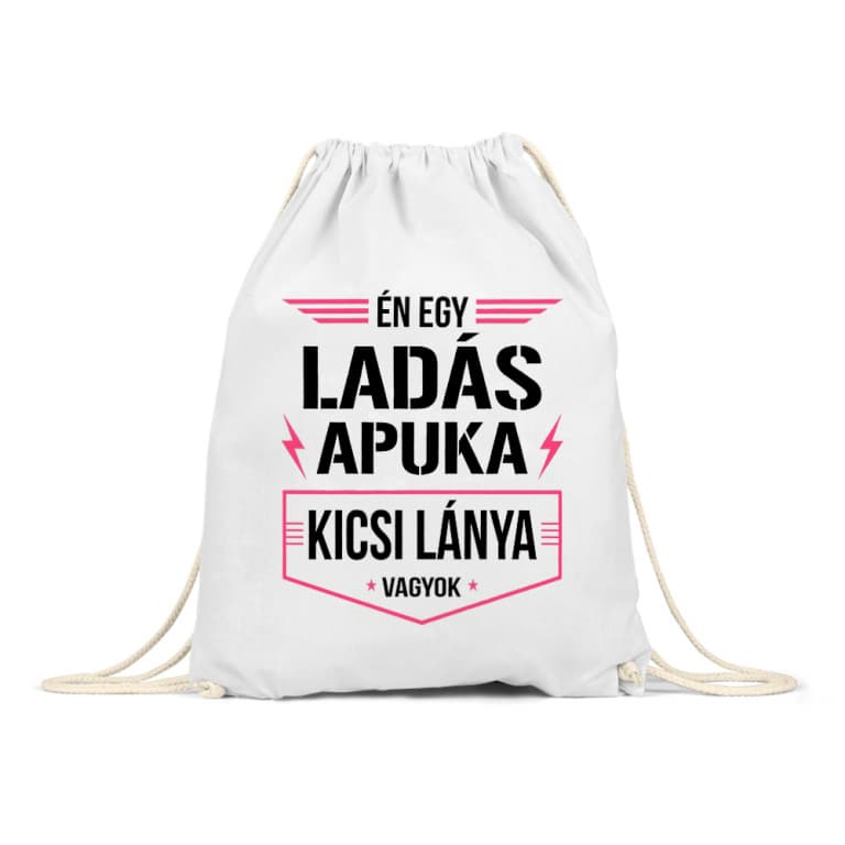 Ladás apuka kicsi lánya - Tornazsák