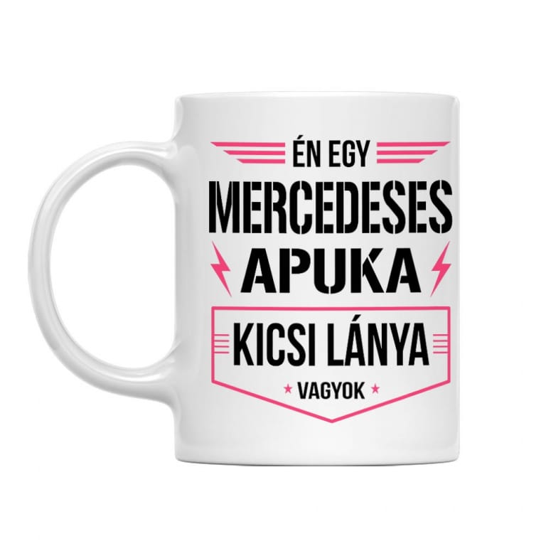 Mercedeses apuka kicsi lánya