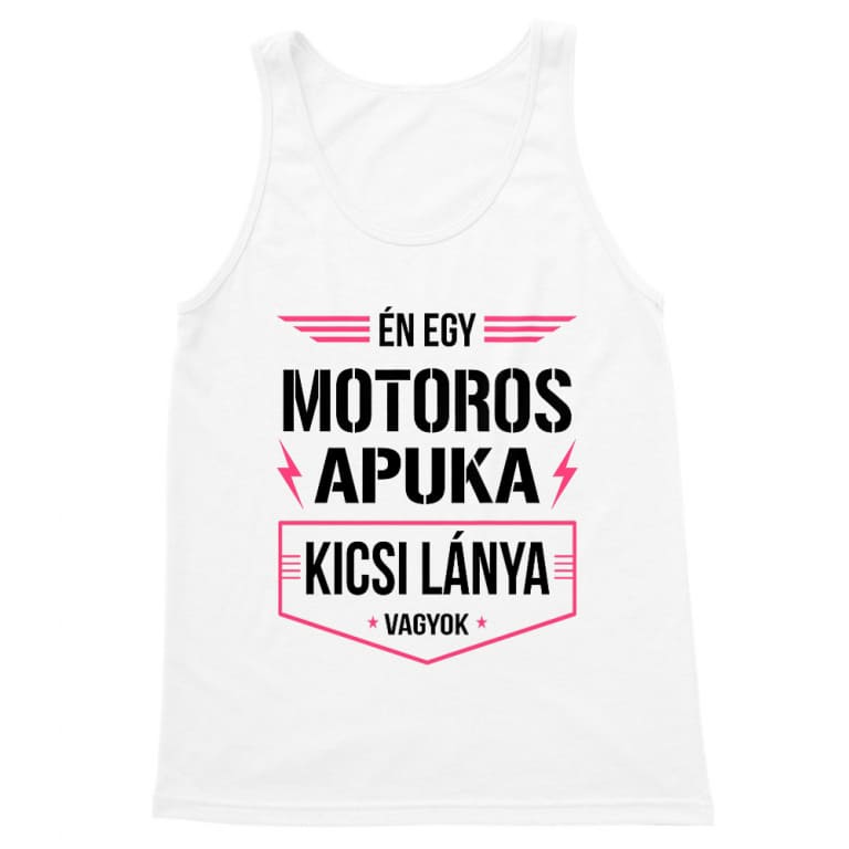 Motoros apuka kicsi lánya