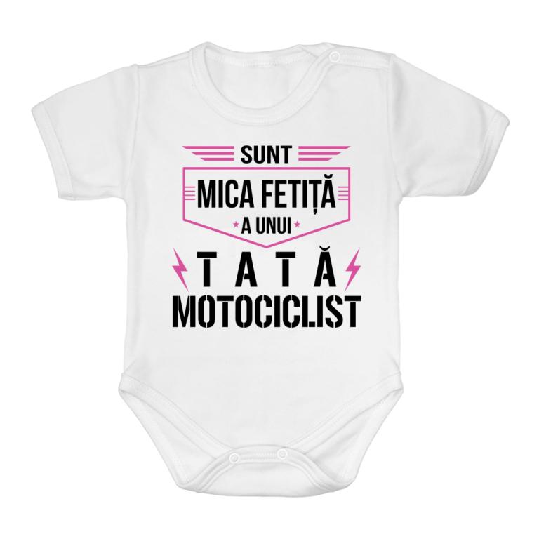 Mica fetiță a unui tată motociclist