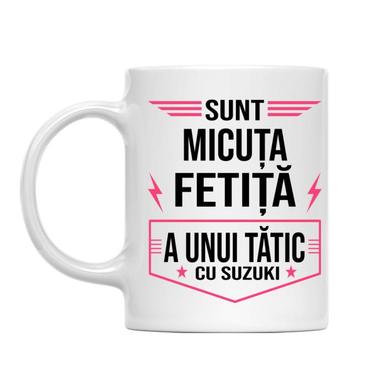 Micuța fetiță a unui tătic cu Suzuki