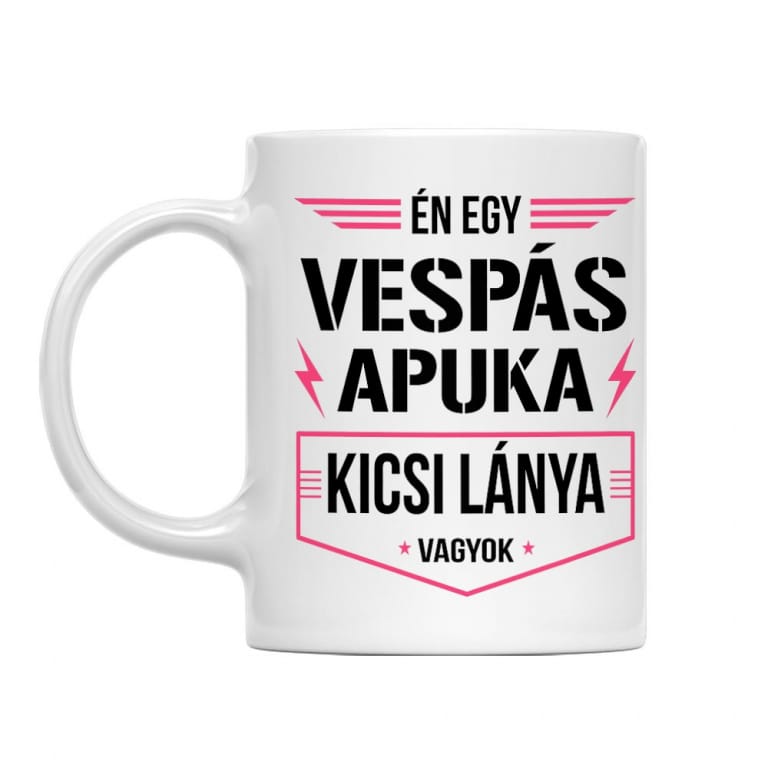 Vespás apuka kicsi lánya