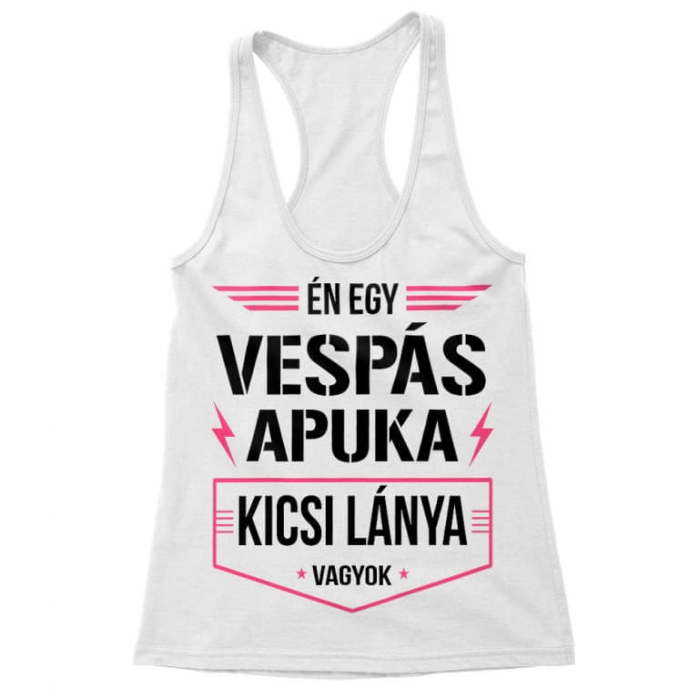 Vespás apuka kicsi lánya
