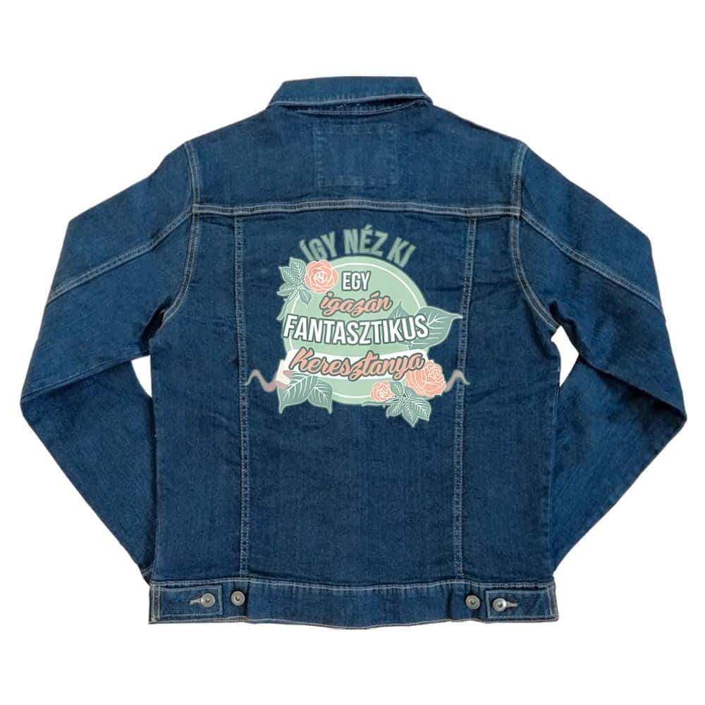 Fantasztikus Keresztanya Unisex Farmerkabát