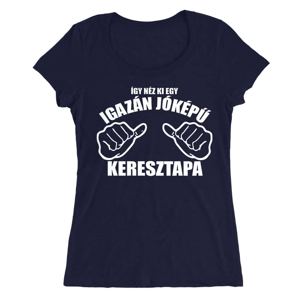 Jóképű Keresztapa Női O-nyakú Póló