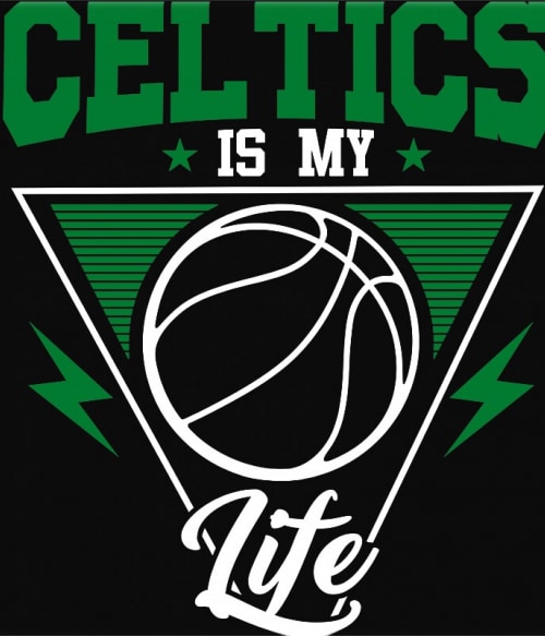 Celtics is my life Boston Celtics Pólók, Pulóverek, Bögrék - Sport